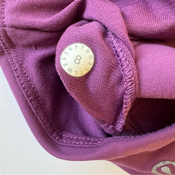 Lululemon Energy Bra Medium Support Plum Purple Workout Gym Sz 8 - Picture 5 of 10